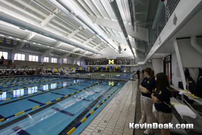 Spectating my first BIGTEN meet