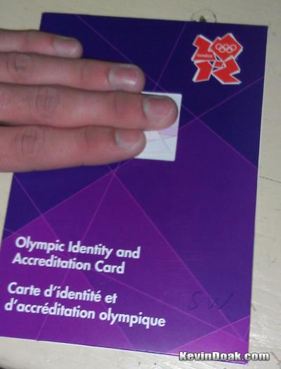 2012 Olympic Credentials Rolling Out!