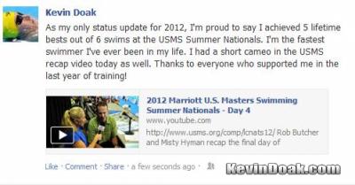 2012 USMS Summer Nationals Meet Recap